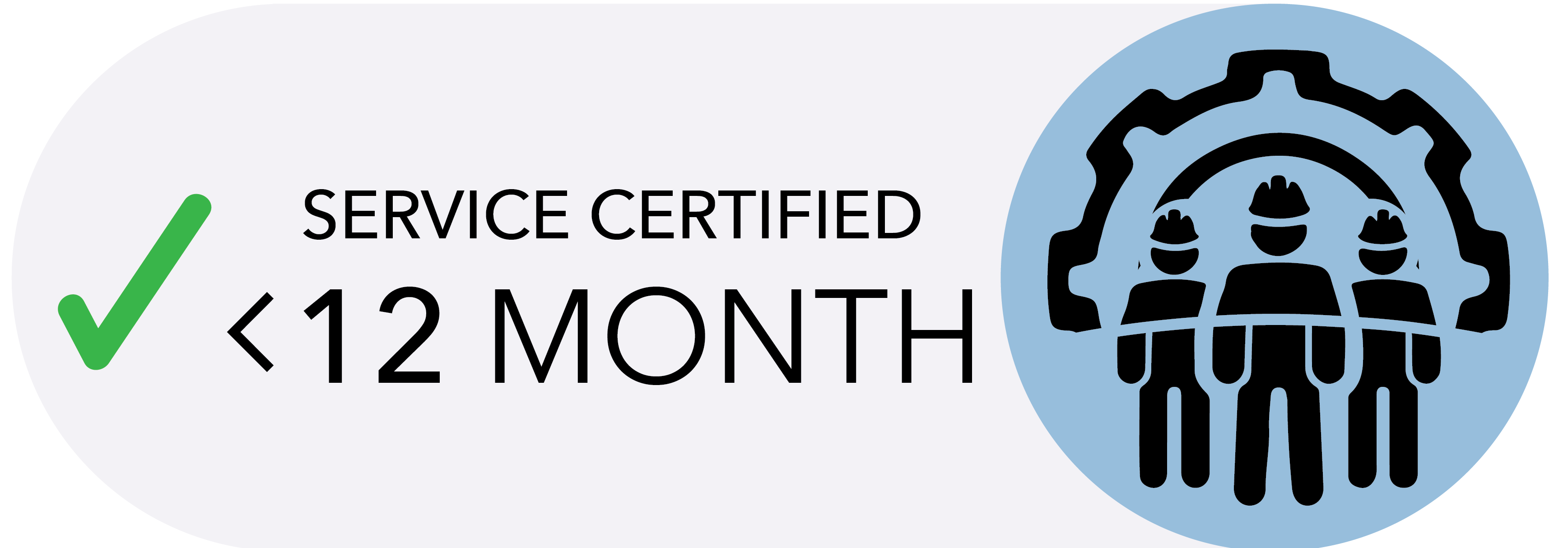 service certified 12 month