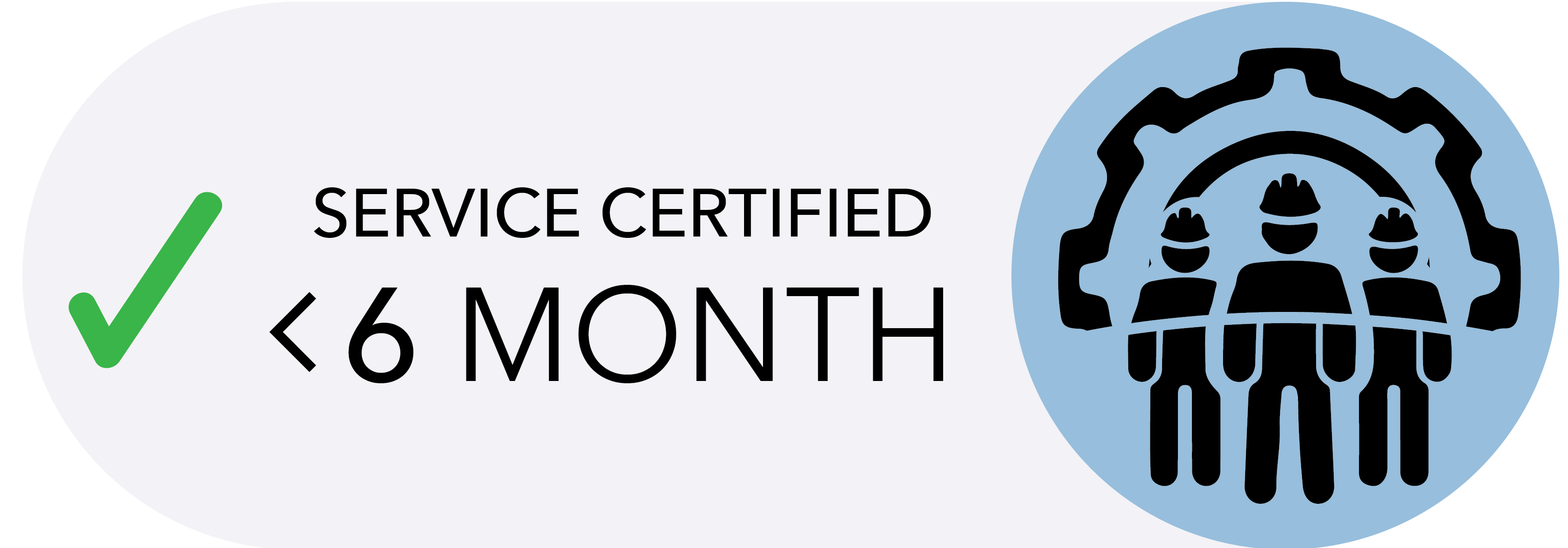 service certified 6 month